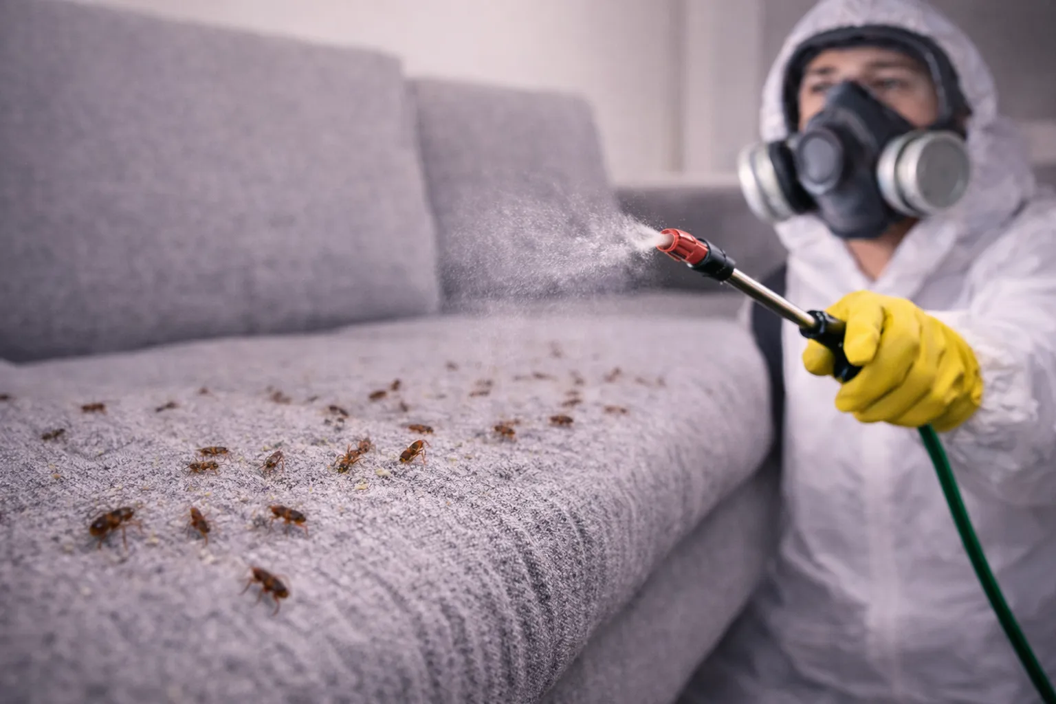 פרעושים בספה