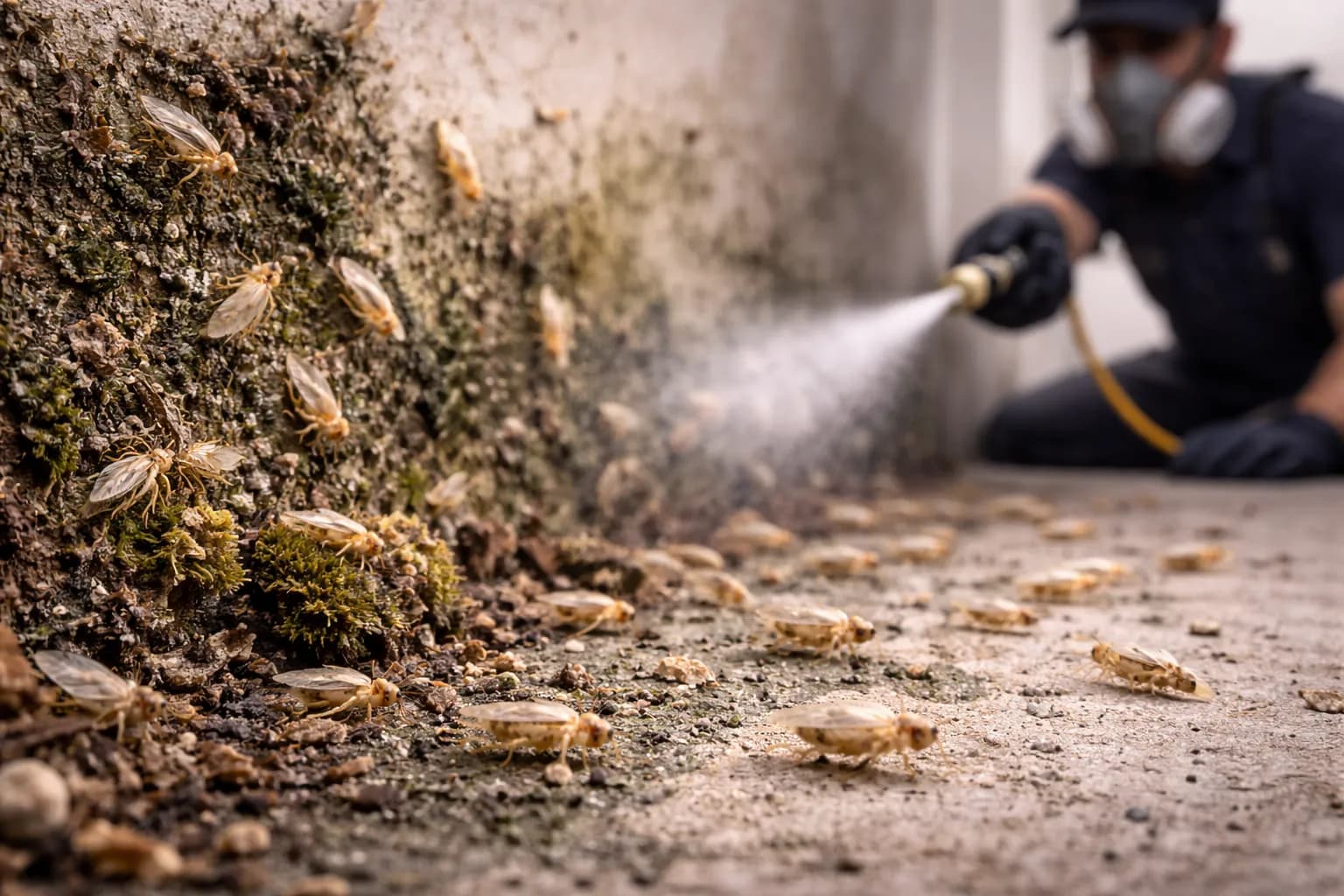 הדברת פסוקאים (חרקי עובש)