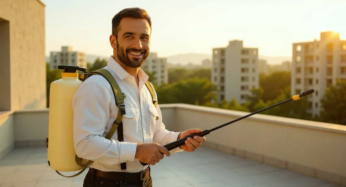 הדברת כיני יונים – מדביר קוברה בפעולה מקצועית
