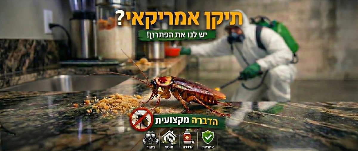 זיהוי הדברת ג'וקים בראשון לציון - תמונה להמחשה
