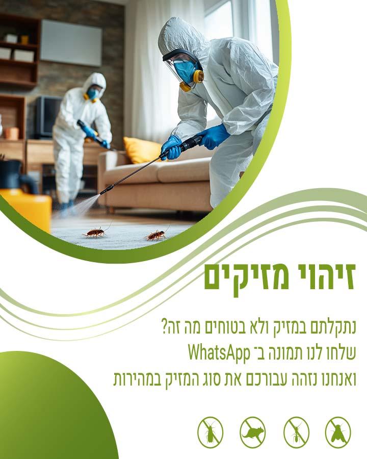 הדברה בגן יבנה