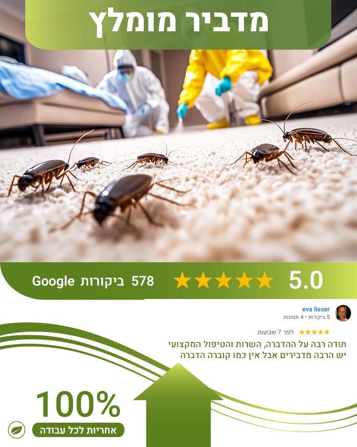 הדברה בכפר שמריהו