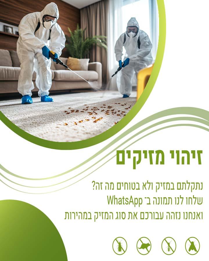 הדברה בפרדס חנה כרכור