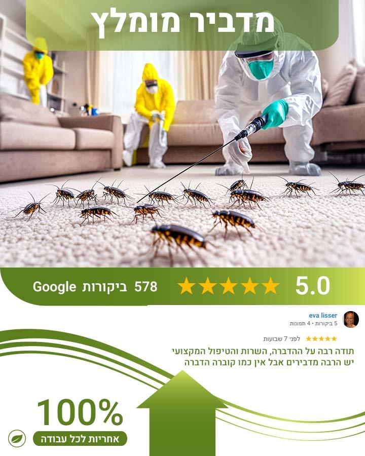 הדברה ירוקה ברחובות 2