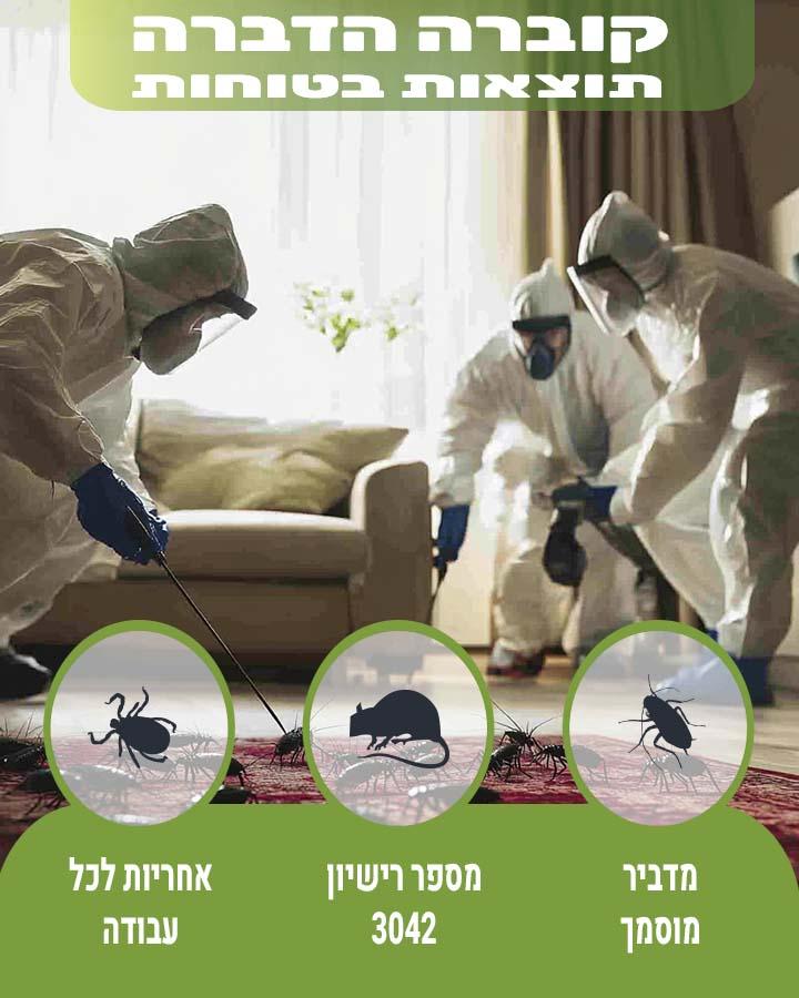 הדברה ירוקה ברחובות