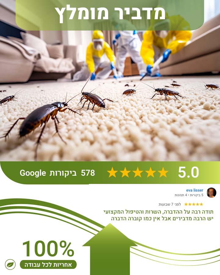 הדברת רימות זבובים 2