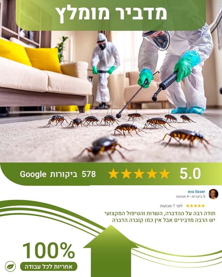 ריסוס לבית בתל אביב