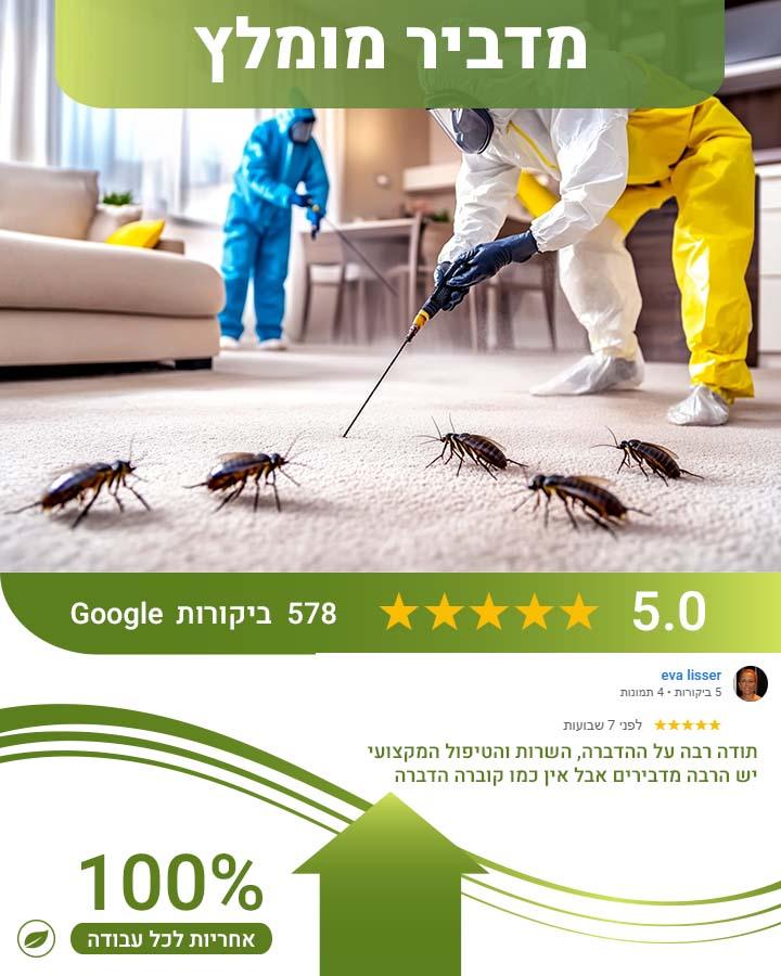 ריסוס לבית המלצות